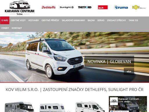 prodejce obytných přívěsů - karavanů a obytných vozů značky dethleffs