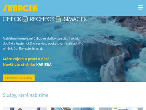 v simacek nabízíme komplexní úklidové služby, speciální úklid, údržby exteriéru či dodávky hygienického servisu pro každého. zjistěte o nás víc.