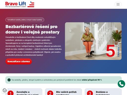 usnadněte si život s moderní schodišťovou sedačkou, plošinou nebo zvedacím systémem. návrh, instalace a poradenství – vše na míru vašim potřebám.