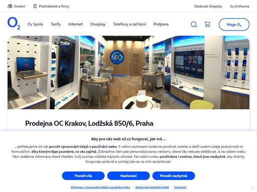 prodejna praha - oc krakov, lodžská 850/6. o2 služby, telefony, zařízení a příslušenství nebo profesionální podpora a spoustu dalšího, to nabízejí všechny naše značkové prodejny.