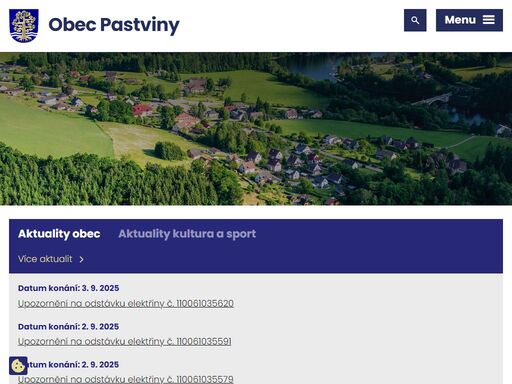 www.obecpastviny.cz
