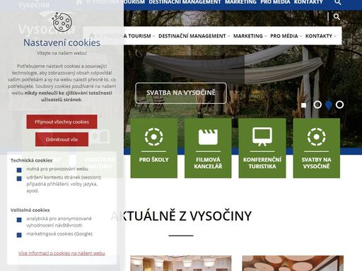 www.vysocinatourism.cz