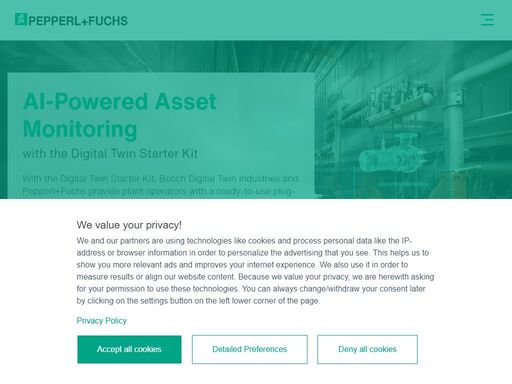 visit pepperl+fuchs' website, and learn more about the pioneer and innovator of industrial sensors for factory automation and an expert for explosion protection and intrinsic safety for hazardours areas in process automation.