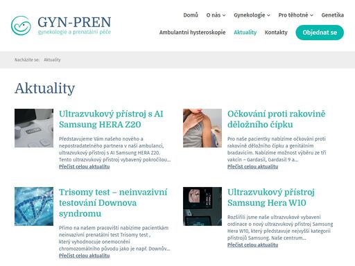 gynekologie a prenatální péče
