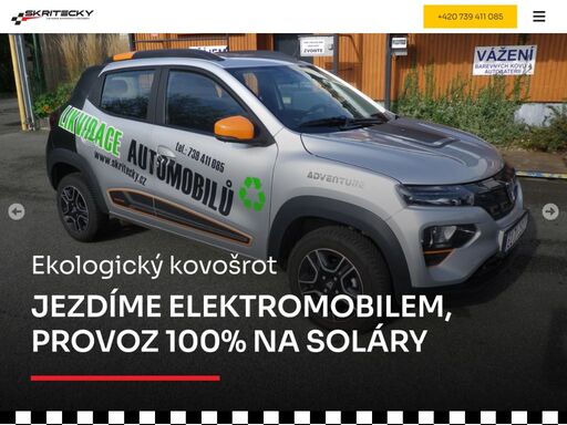 ekologická likvidace vozidel, výkup autobaterií a výkup barevných kovů – to vše je  kovošrot pana radovana skříteckého – rychnov nad kněžnou.