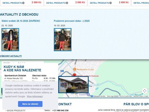 sportovní vybavení, prodej elektro kol, servis lyží, servis snowboardu prodej sportovního vybavení, elektrokol, sportovního oblečení, servis lyží