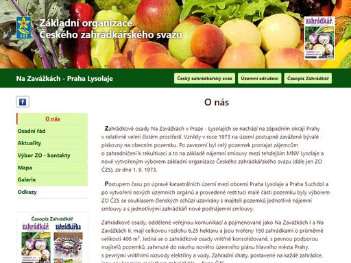 základní organizace zahrádkářů na zavážkách - praha lysolaje, český zahrádkářský svaz, na zavážkách, český zahrádkářský svaz