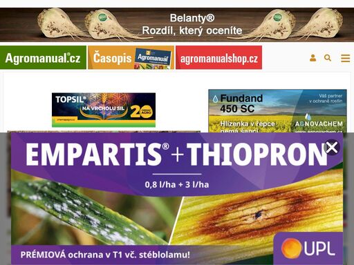profesionální informace pro agronomy