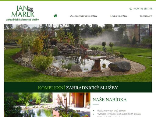 komplexní zahradnické služby