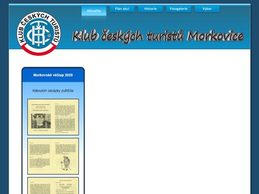 klub českých turistů morkovice