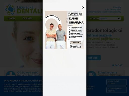nabízíme služby zubaře liberec, zubní ordinace v liberci. ošetření zubů i péče dětského zubaře