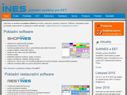 ines český krumlov - tvorba a prodej software pro hotely, restaurace, penziony a ubytovny
