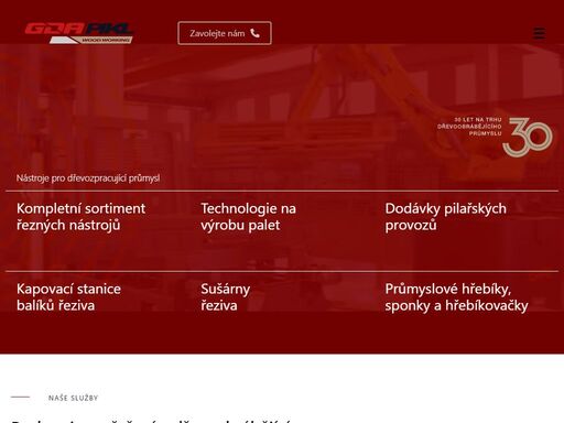 poskytujeme řešení v dřevoobrábějícím průmyslu po celé evropě. kompletní sortiment řezných nástrojů. technologie na výrobu palet. dodávky pilařských provozů. kapovací stanice balíků řeziva. sušárny řeziva. průmyslové hřebíky, sponky a hřebíkovačky.