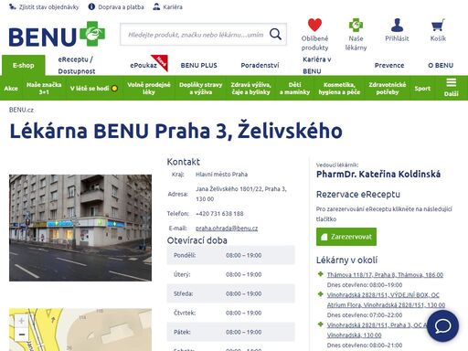 ?lékárna s konzultační místností pro vaše dotazy a rozšířeným sortimentem dermokosmetických produktů, speciální výživy, přípravků na geriatrickou a zubní péči.?