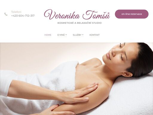 kosmetické studio v centru prahy pracující s kosmetikou clarins