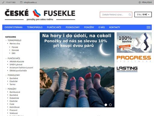 ponožky, oblečení, bavlněné ponožky, termo ponožky, merino, merino vlna, české ponožky, 100% balvněné, silonky, punčochy, sportovní oblečení, 