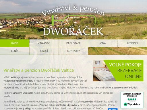 vinařství a penzion dwořáček ve valticích nabízí degustace ve vinném sklepě a možnost ubytování ve vlastním penzionu.