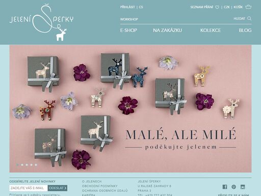 oficiální stránka jelení šperky báry vogeltanzové