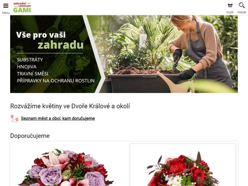 rozvážíme z našich květinářství v blízkosti dvora králové nad labem ? doručujeme do širšího okruhu z květinářství ? rozvážíme v den objednávky ? vyberte z pestré nabídky květin za skvělé ceny ?