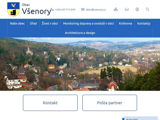 oficiální stránky obce všenory
