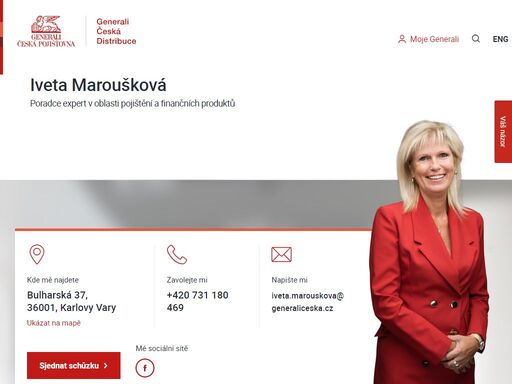 zjistěte kontakt na pojišťovacího poradce i přehled služeb, které vám může nabídnout.