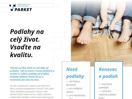 my, lidé ze společnosti t-parket, se již mnoho let s láskou věnujeme podlahářskému řemeslu. vám, našim milým zákazníkům poskytujeme úžasné a velmi výhodné služby.