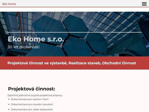 pomůžeme vám s projektovou činností, realizicí i obchodní činností při výstavbě.