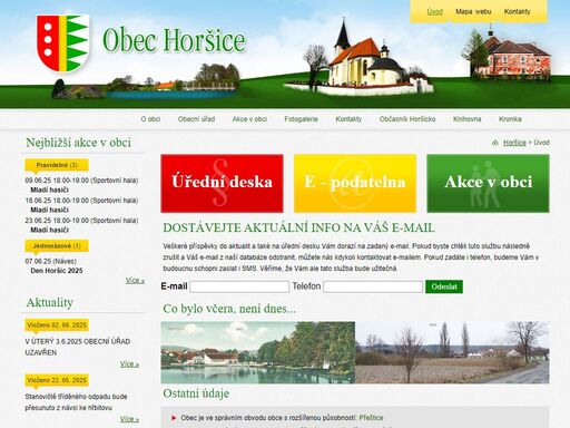 horšice, obec, vitouň, újezd, kostel sv. matěje