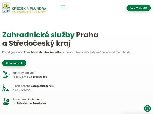 zahradnictví, praha 10, zahradnické služby, zahrady nabízíme vám kompletní zahradnické služby – návrhy zahrad, realizace zahrad a údržbu zahrad. v křeček a plundra praha 10 vytvoříme vaši zahradu snů.
