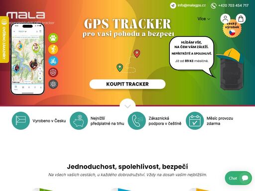 gps tracker mala pro vaši pohodu a bezpečí na všech vašich cestách. nabízíme gps trackery pro psa, kolo, osobní použití, hlídání majetku a univerzál.
