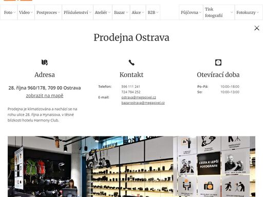 28. října 960/178, 709 00, ostrava, zastávka dům energetiky. navštivte naši ostravskou prodejnu megapixel a využijte rad zkušených prodejců.