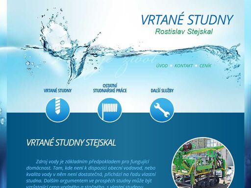 vrtané studny rostislav stejskal