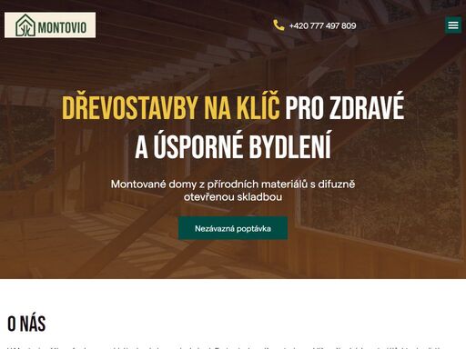 montovio – stavíme dřevostavby na klíč s difuzně otevřenou skladbou. zdravé klima, nízké náklady a rychlá výstavba po celé čr.