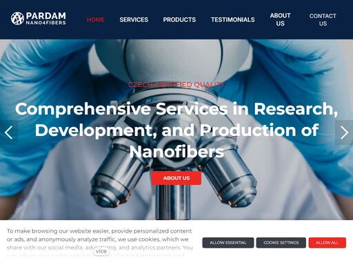 a respected leader in the development and production of high-quality nanofiber materials and products.