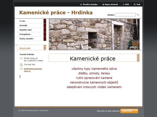 kamenické práce