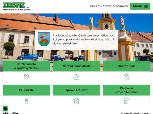 byla založena městem jaroměřice nad rokytnou jako společnost poskytující technické služby městu a i dalším subjektům. zjistěte o nás více.