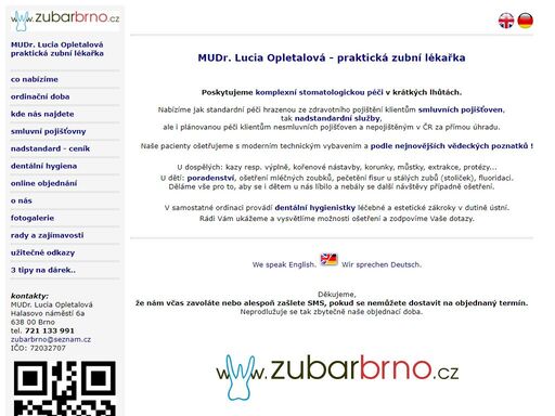 zubní lékařka v nové ordinaci v brně poskytuje komplexní stomatologickou péči.