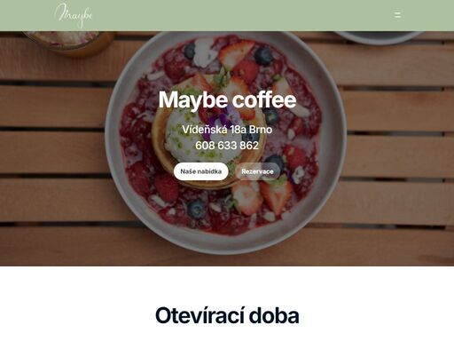 kavárna v brně, snídaně a brunch po celý den, výběrová káva
