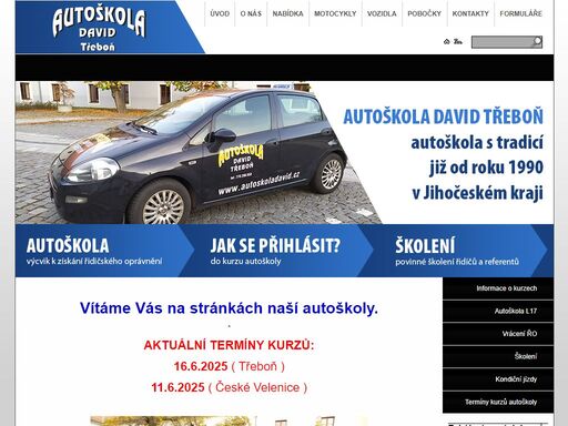 autoškola josef david, firma s tradicí od roku 1990, která nabízí výcvik k získání řidičského oprávnění. nabízíme také profesní školení řidičů.