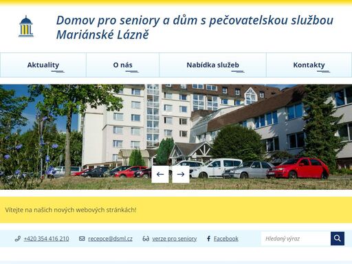 domov pro seniory a dům s pečovatelskou službou mariánské lázně