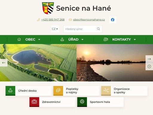 oficiální stránky obce senice na hané