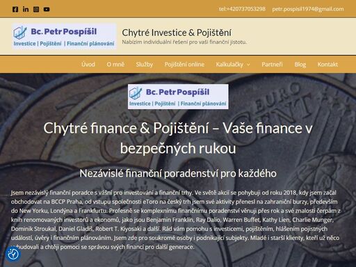 jsem nezávislý finanční poradce s vášní pro investování a finanční trhy. ve světě akcií se pohybuji od roku 2018, kdy jsem začal obchodovat na bccp praha, od