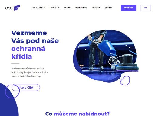cba corporation poskytuje komplexní služby různých typů komerčních i nekomerčních objektů. klademe důraz na kvalitu úklidových služeb. integrované komplexní bezpečnostní služby představují účinné, funkční a nákladově efektivní propojení všech prvků systému ostrahy a ochrany. technická správa budov. 