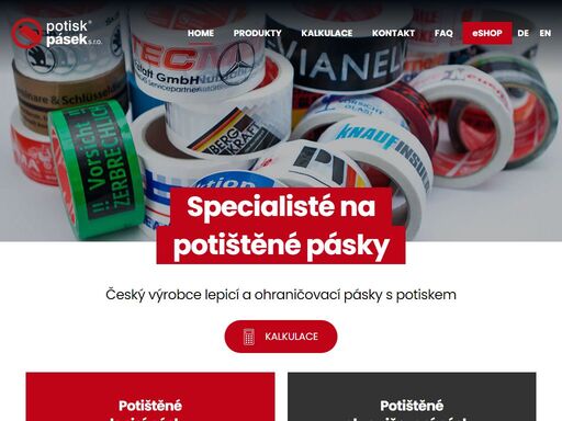 kvalitní potištěné lepicí pásky z pp již od 36 kusů! odvinovač pásek jako dárek. grafické přípravy a doprava zdarma!