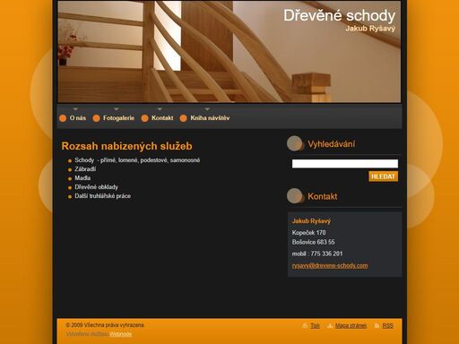 dřevěné schody. drevene schody na miru.