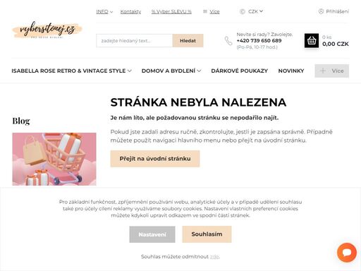 bytové doplňky a dekorace v retro, vintage nebo provence stylu. dopravné od 79 kč.