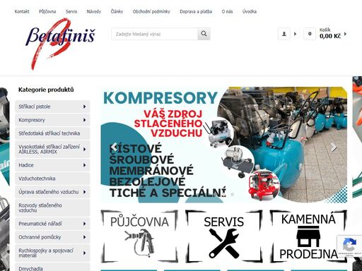 prodej a servis kompresory brno, stříkací pistole na barvu, vysokotlaké stříkací zařízení a stříkací pistole, dmychadla, vzduchové nářadí, půjčovna, poradenství. na trhu od roku 1992.