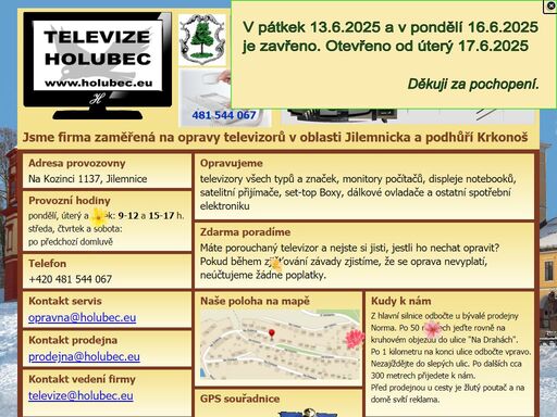 televizní servis jilemnice