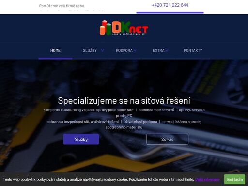 správa a administrace sítí a serverů