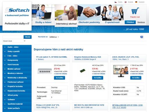 kompletní it služby a internetový obchod s výpočetní technikou - akční ceny v plzni.